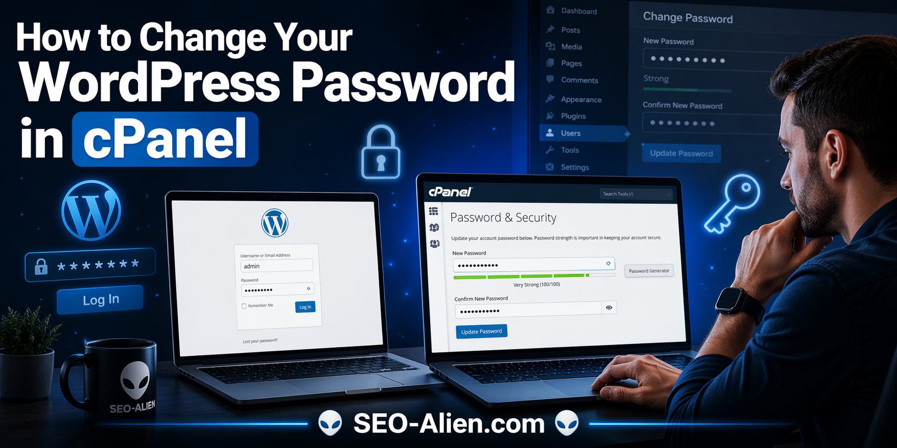 How to Change Your Wordpress Password in cPanel | SEO-Alien