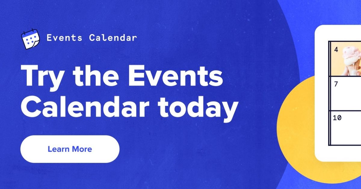 The Events Calendar – WordPress plugin